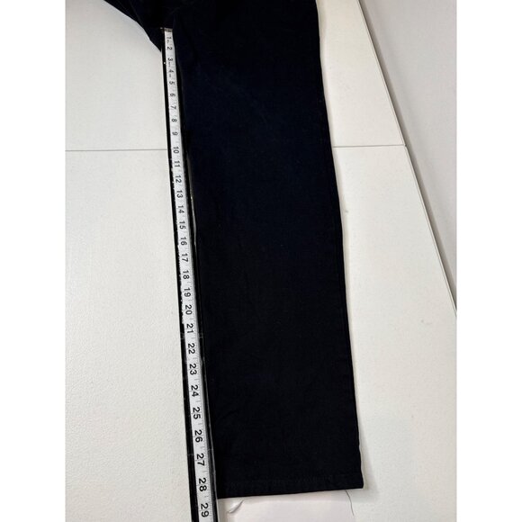 Gloria Vanderbilt Amanda Black Stretch Straight Leg Jeans Women’s Size 16 - Picture 7 of 9